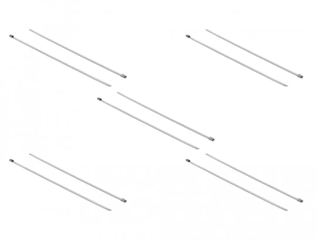 Delock Roestvrijstalen Kabelbinders 500x4.6mm - 10 Stuks