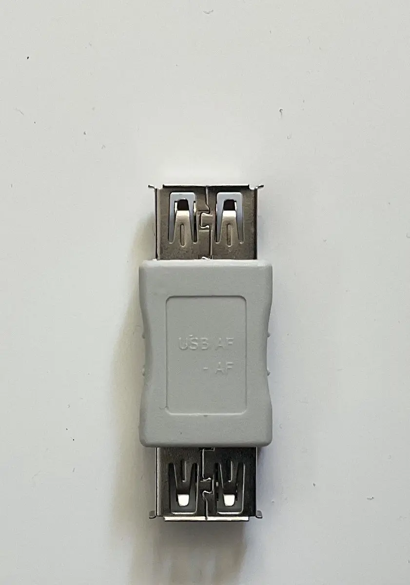 Scanpart USB A naar USB A Adapter - 1 Stuk - Zwart/Grijs