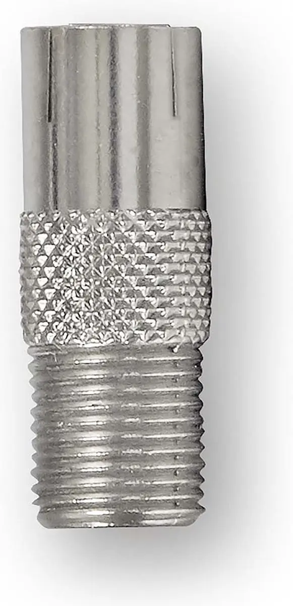 Nedis CSBW41955ME F-Female Coax Adapter 75 Ohm - Zilver