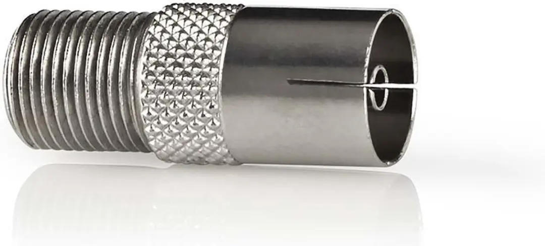 Nedis CSBW41955ME F-Female Coax Adapter 75 Ohm