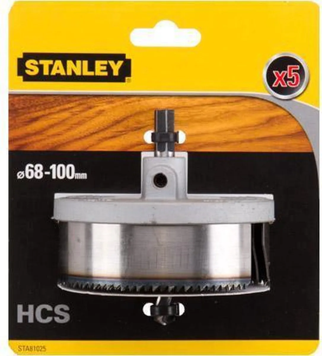 Stanley Gatenzagen-set STA81025-XJ - 5-delig 30mm