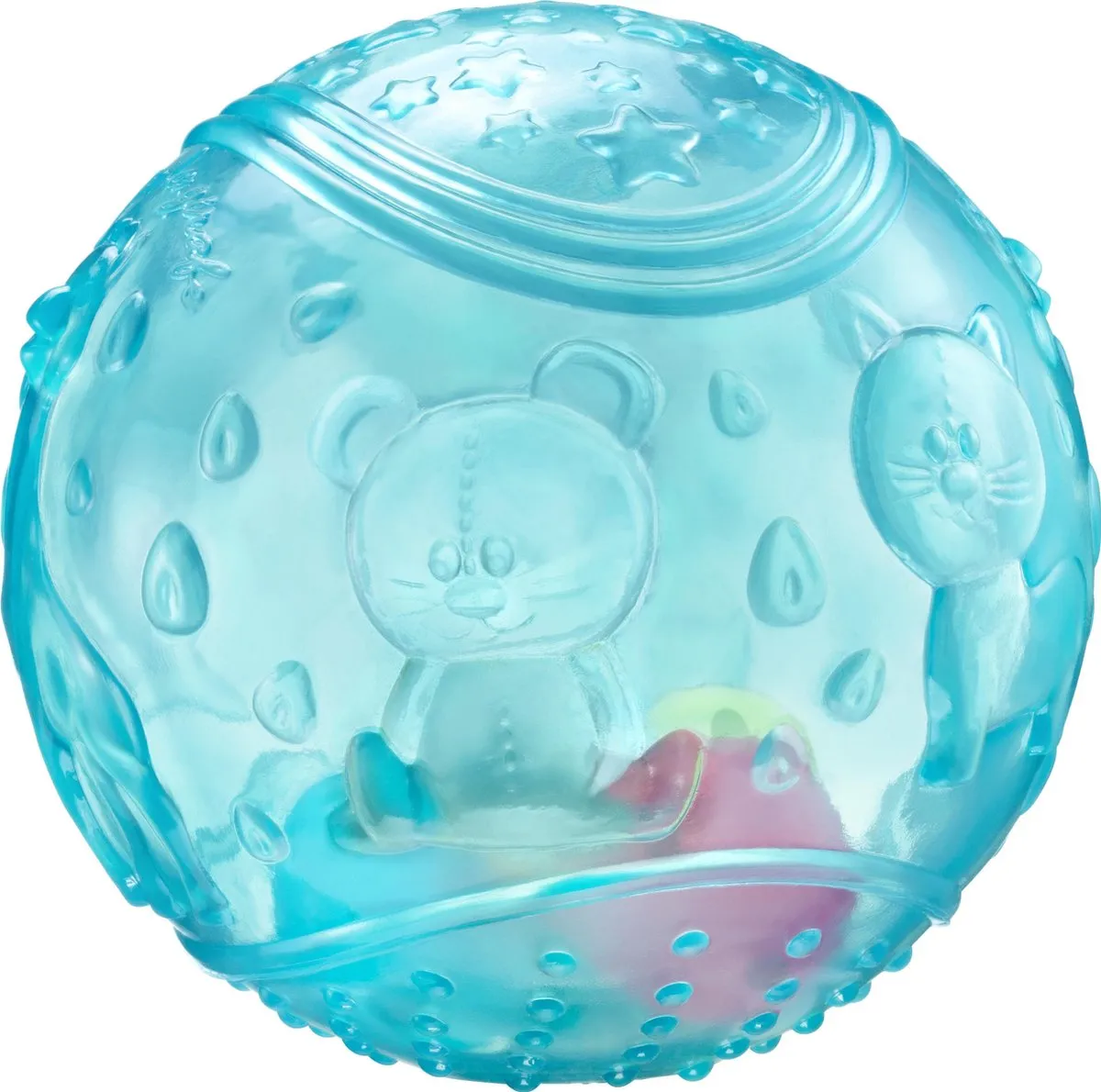 Sophie de Giraf Sensory Ball Blauw - Ø12cm - afbeelding 6 van 6