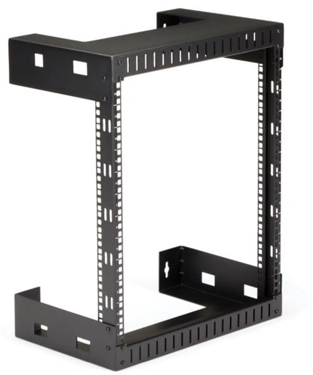 Startech 12U Wandmontabel Server Rack RK12WALLO - 30cm Diep - Zwart