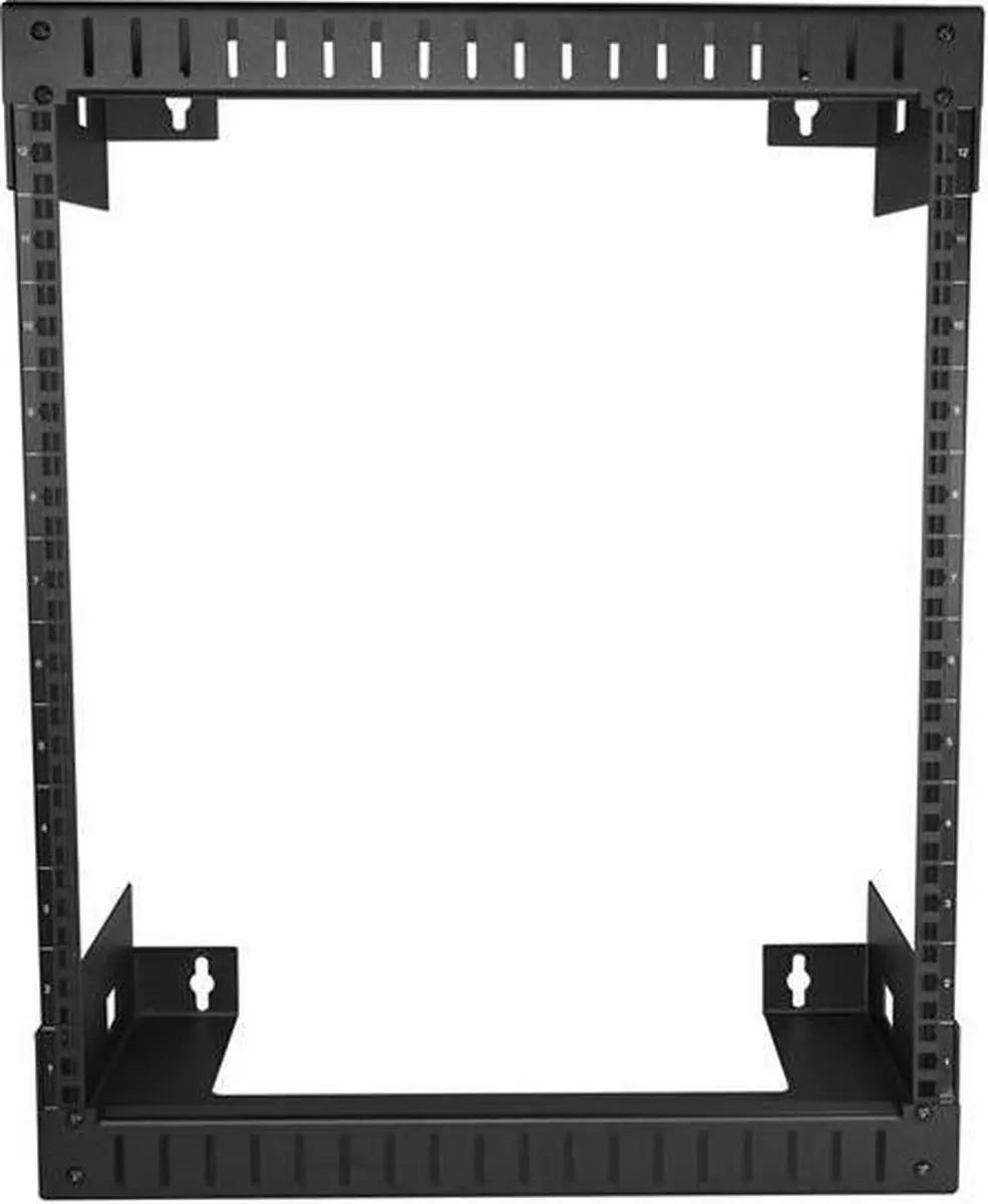 Startech 12U Wandmontabel Server Rack RK12WALLO - 30cm Diep - Zwart - afbeelding 6 van 6