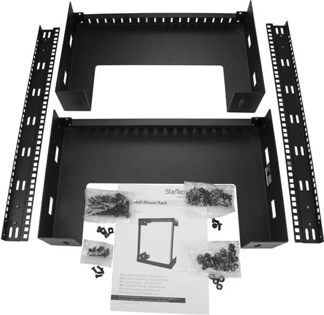 Startech 12U Wandmontabel Server Rack RK12WALLO - 30cm Diep - Zwart