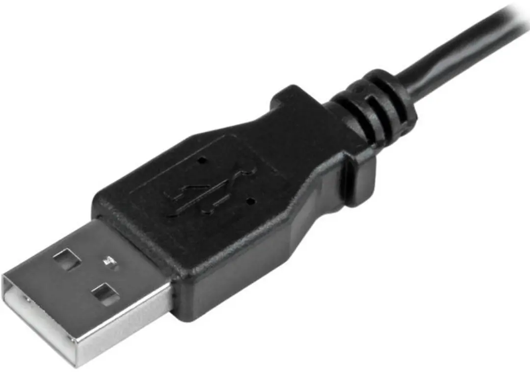Startech Micro USB Haakse Kabel 0,5m - Zwart
