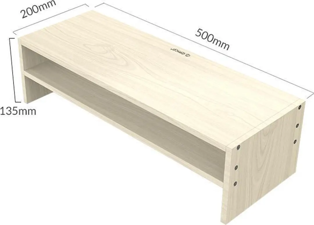 ORICO ORI-MSR-03-WD Monitorstandaard 20x50cm - Houtkleur
