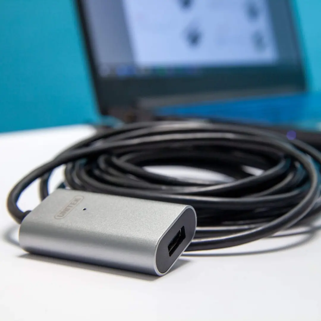 Unitek Y-3004 USB-kabel 5m USB-A - Grijs - afbeelding 2 van 6