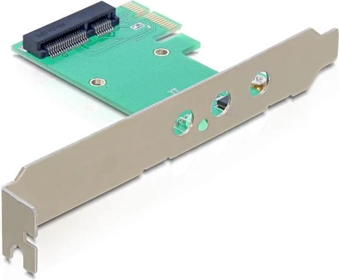Delock 89294 PCIe Kaart - Mini PCIe Slot + 3 RP-SMA Poorten