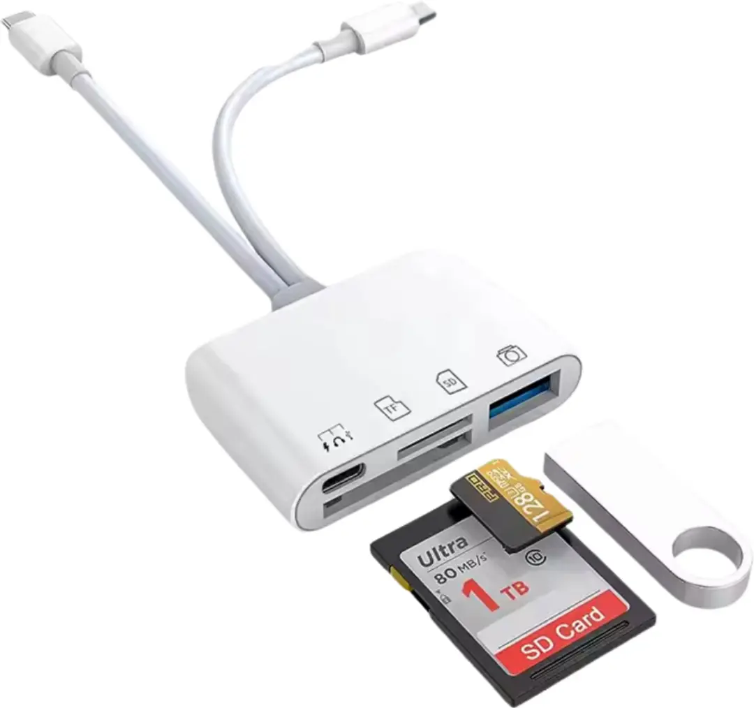 NÖRDIC CRD-053 USB-C & Lightning Kaartlezer