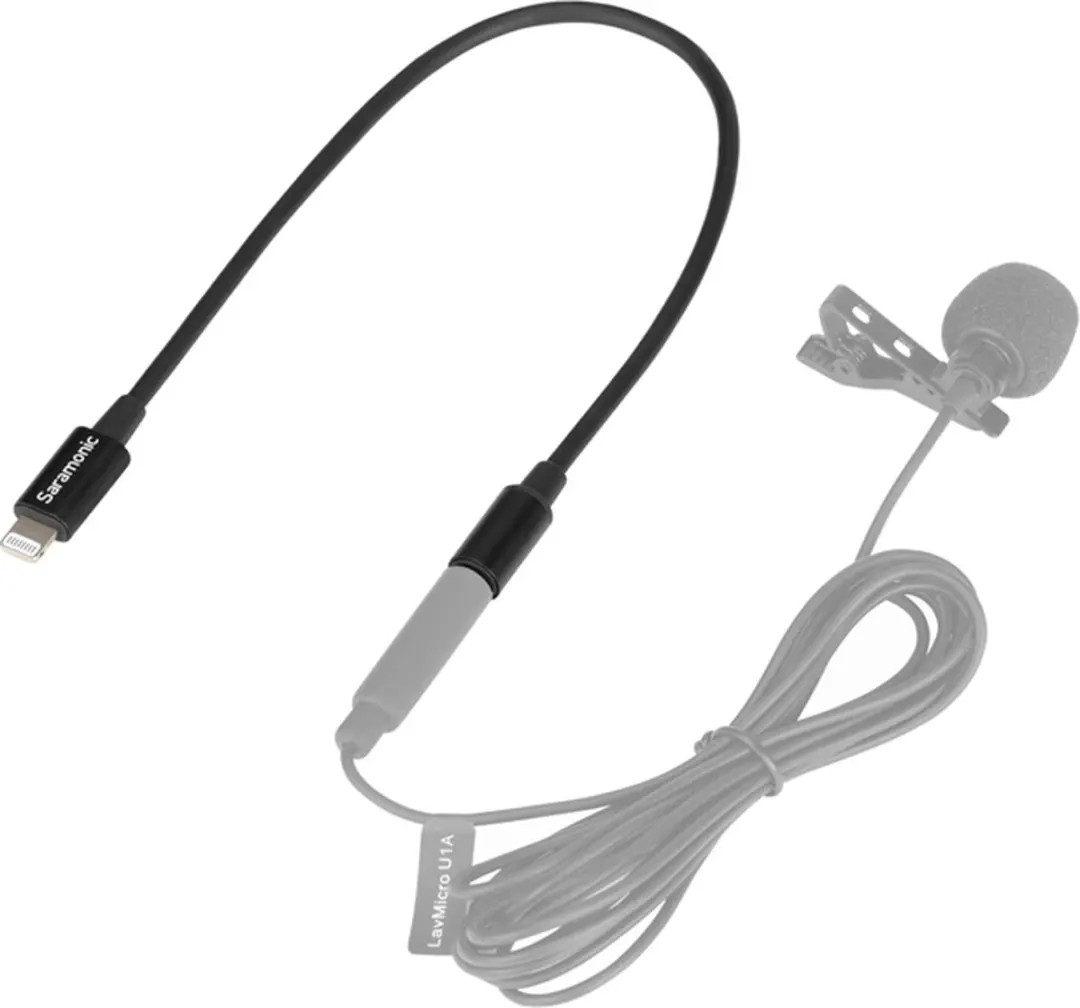 Saramonic SR-C2000 Lightning Adapterkabel 20cm - Zwart