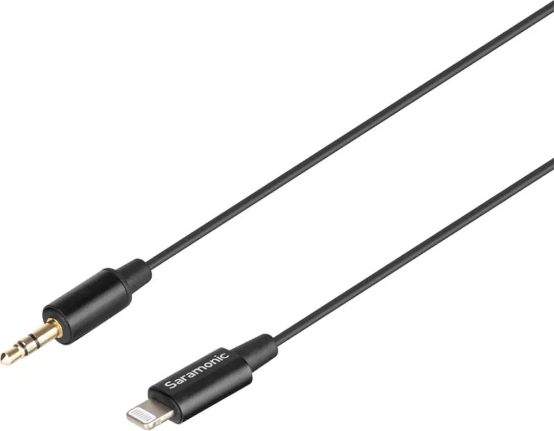 Saramonic SR-C2000 Lightning Adapterkabel 20cm - Zwart