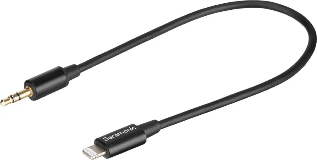 Saramonic SR-C2000 Lightning Adapterkabel 20cm - Zwart