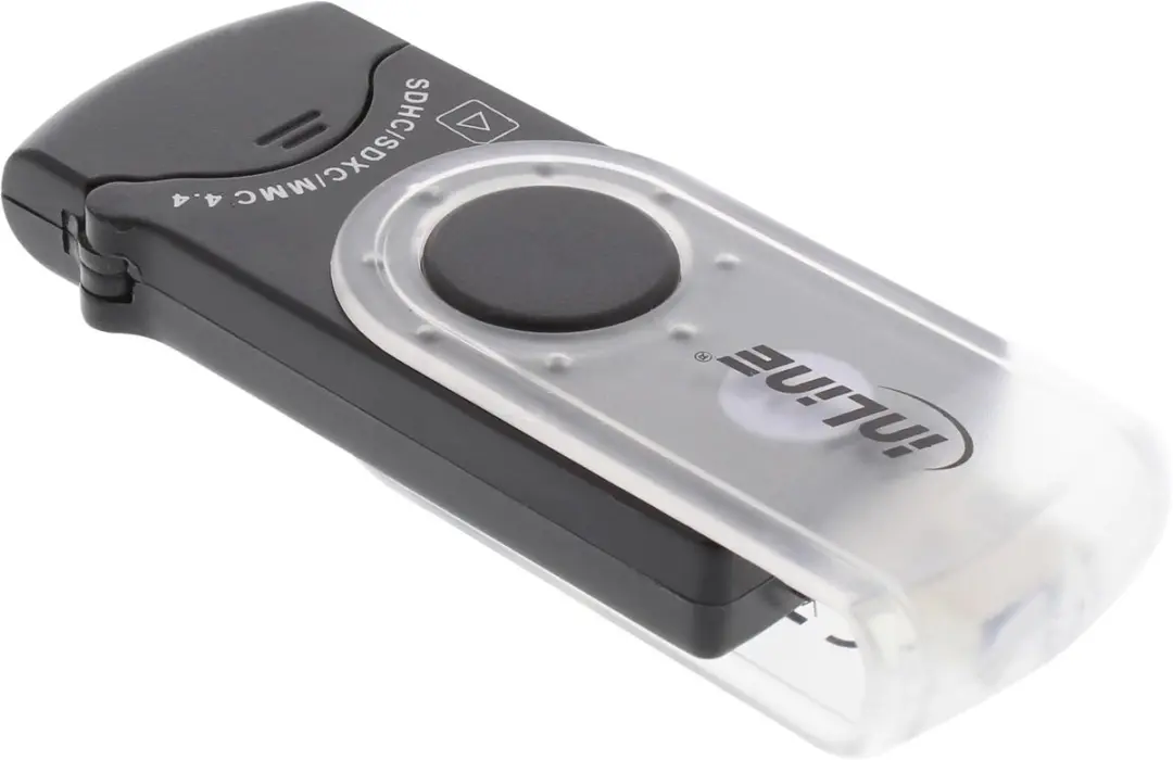 InLine USB 3.0 Mobiele Kaartlezer 66773 - 2 Stations - SD/microSD