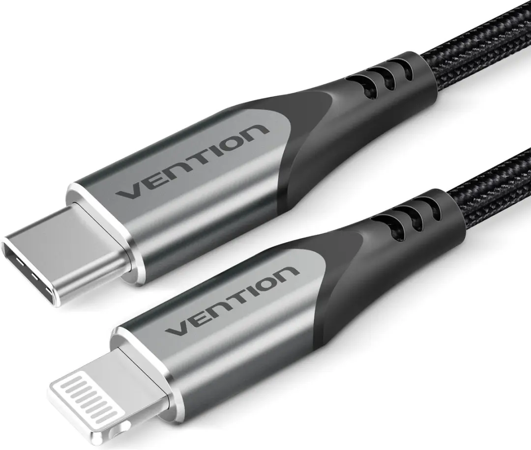 Vention USB-C naar Lightning MFi-kabel 1M - Transparent