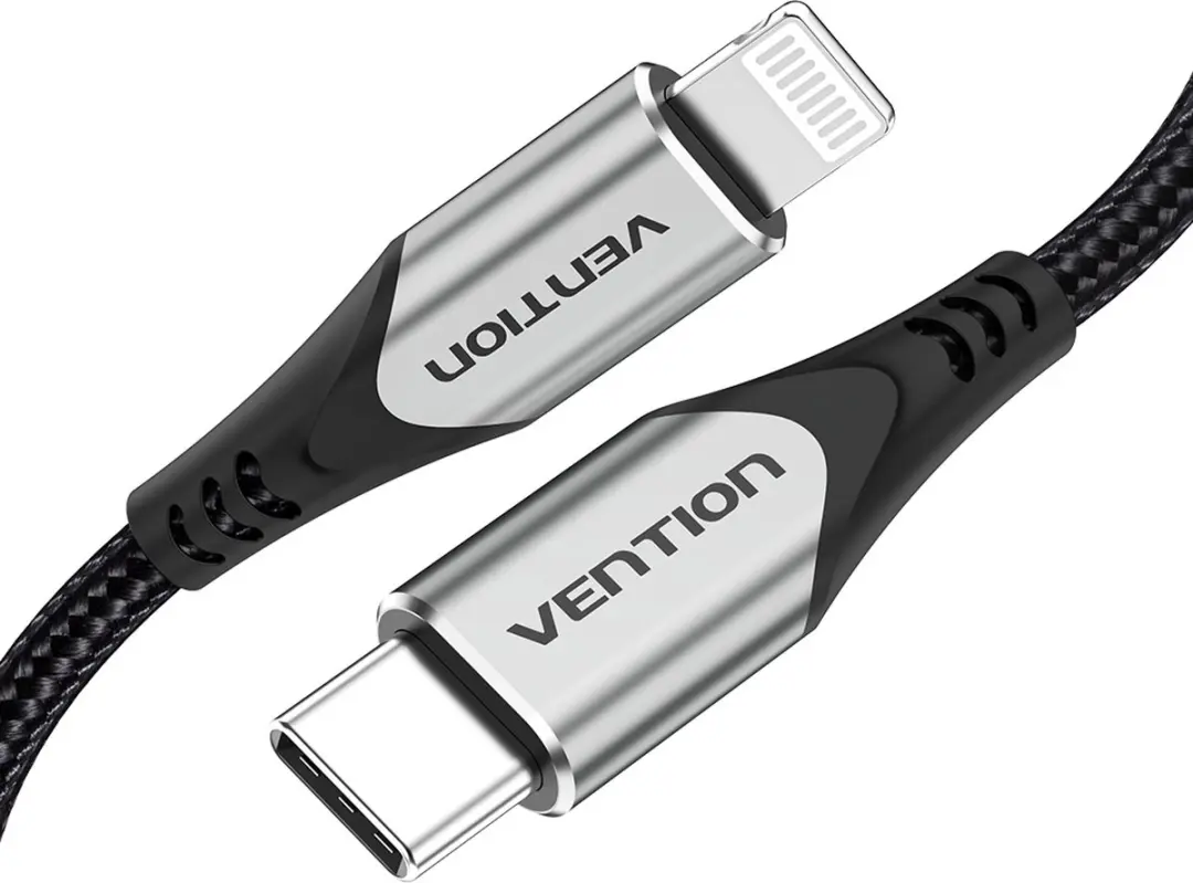 Vention USB-C naar Lightning MFi-kabel 1M - Transparent - afbeelding 6 van 6