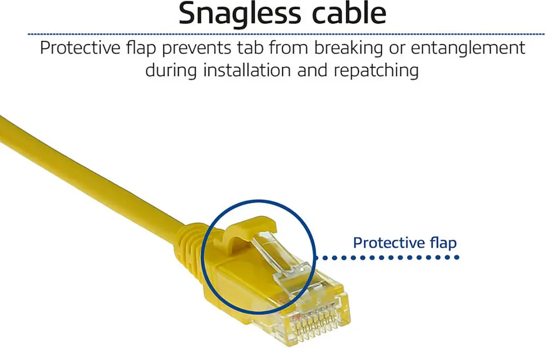 ACT Gele LSZH U/UTP CAT6 Patchkabel 2m - DC9802