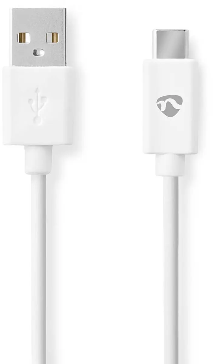Nedis USB-C Kabel 60W 1m - USB 2.0 - Zwart