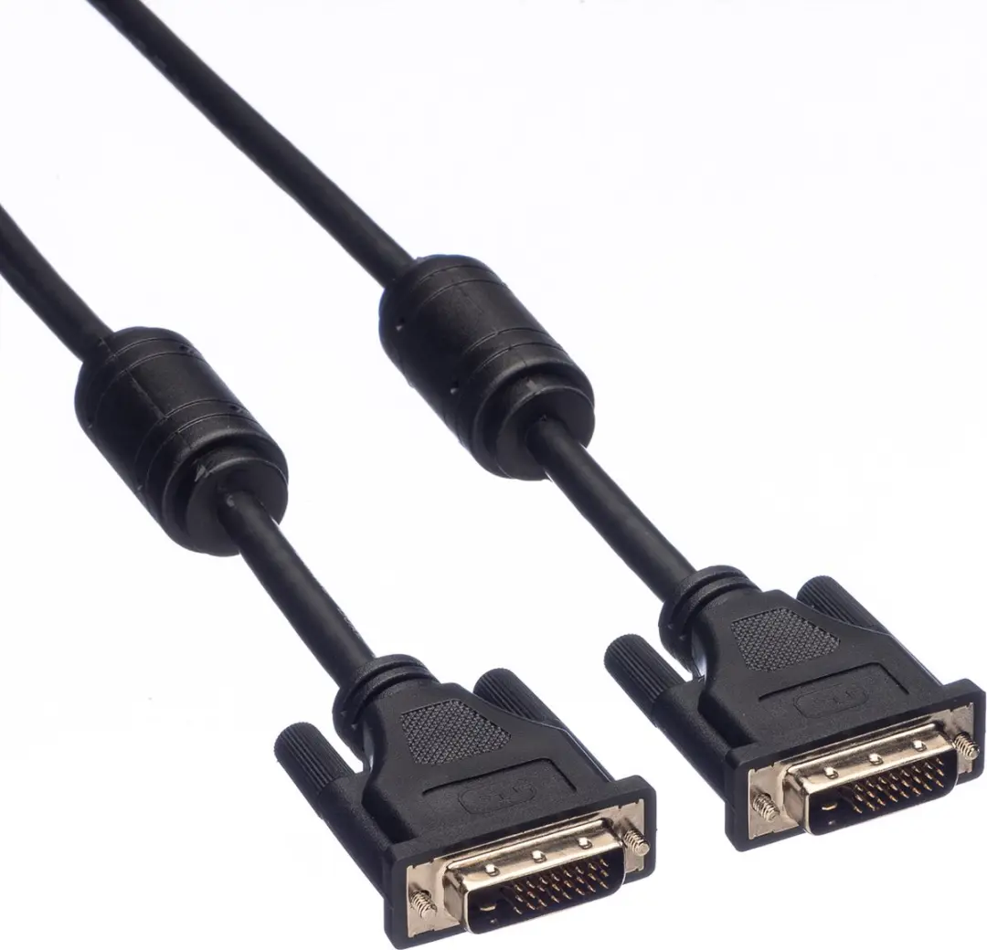 Roline Monitorkabel DVI M/M Dual Link 10m - Zwart - afbeelding 6 van 6