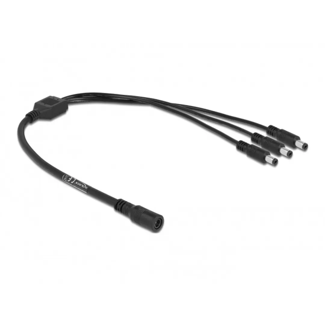 Delock DC Splitter 1 naar 3 5,5x2,1mm