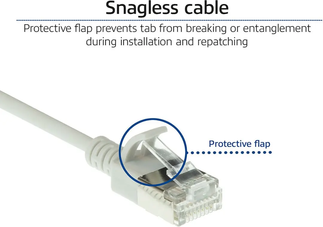 ACT DC7003 Patchkabel CAT6A 3m - Grijs