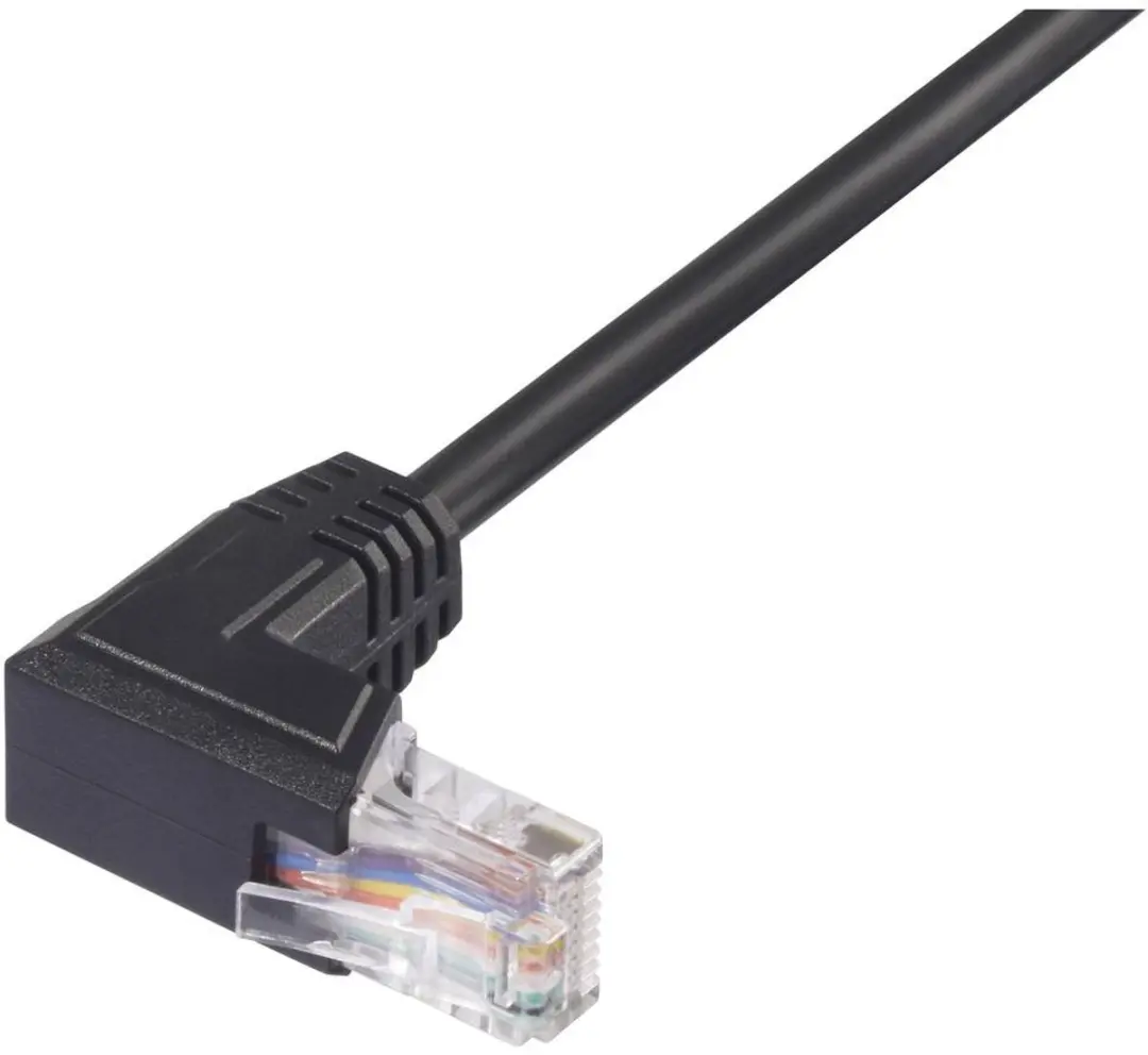 Renkforce RJ45 Netwerk Adapterkabel 30cm - Zwart