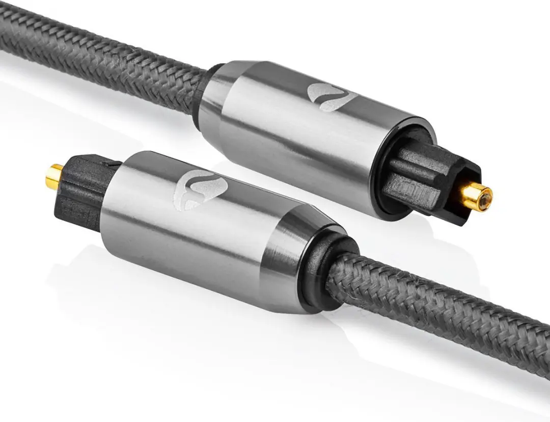 Nedis Optische Audiokabel TosLink CATB25000GY30 - 3m - Gun Metal Grijs