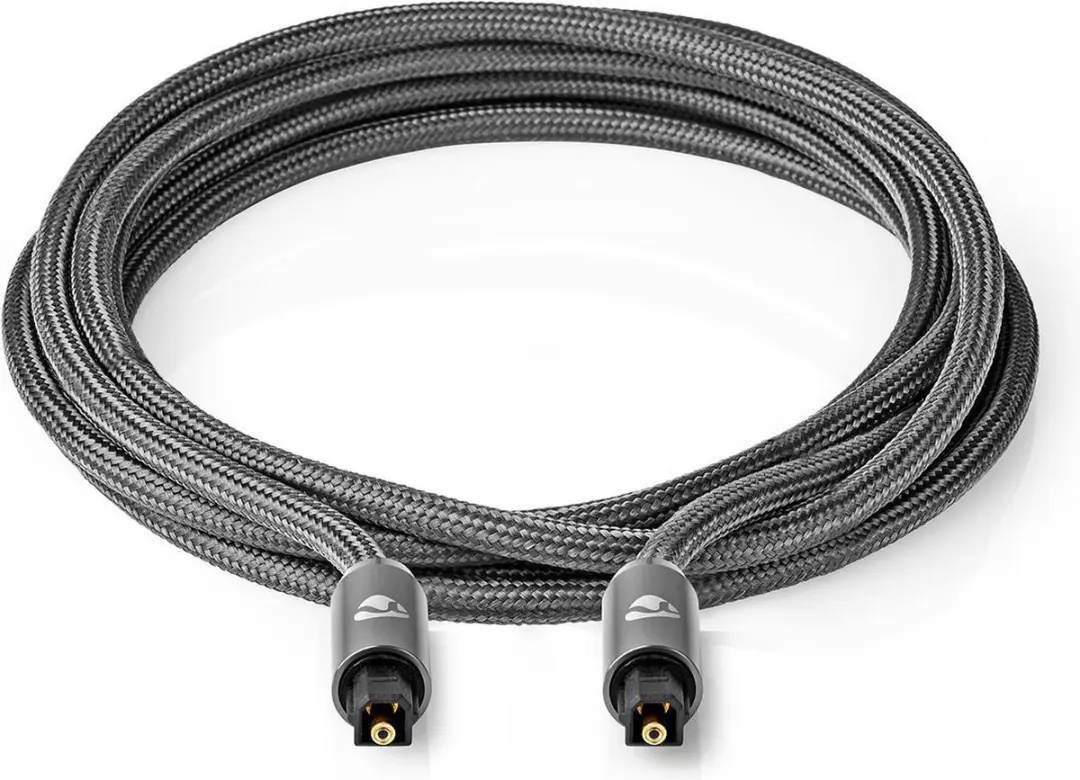 Nedis Optische Audiokabel TosLink CATB25000GY30 - 3m - Gun Metal Grijs