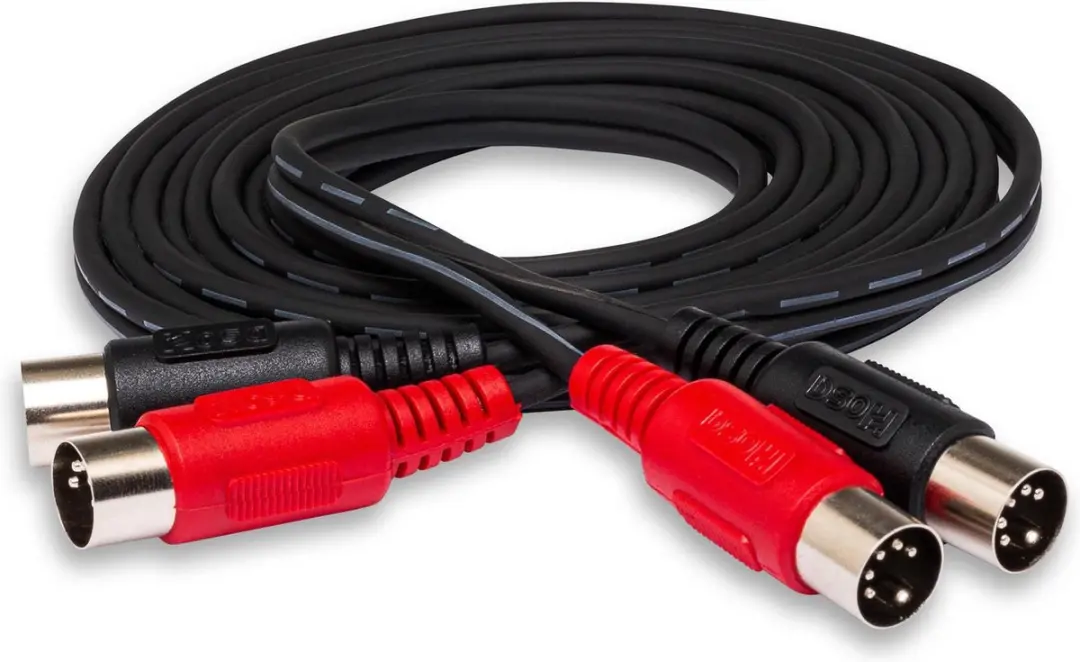 Hosa MID-203 MIDI-kabel 5-pins 3m