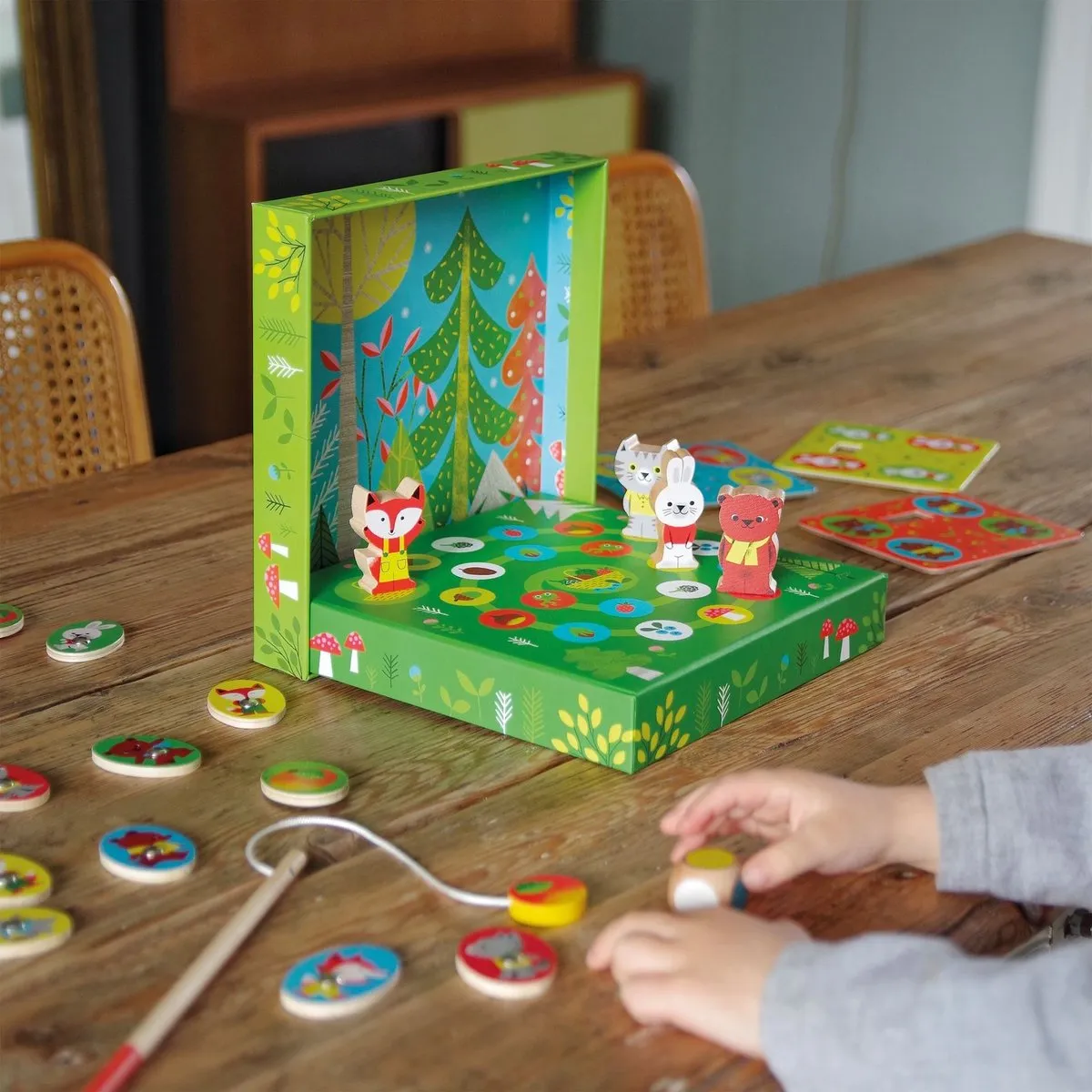 Djeco Ludo Wood DJ01628 Gezelschapsspel - 1 Stuk - Multi Color