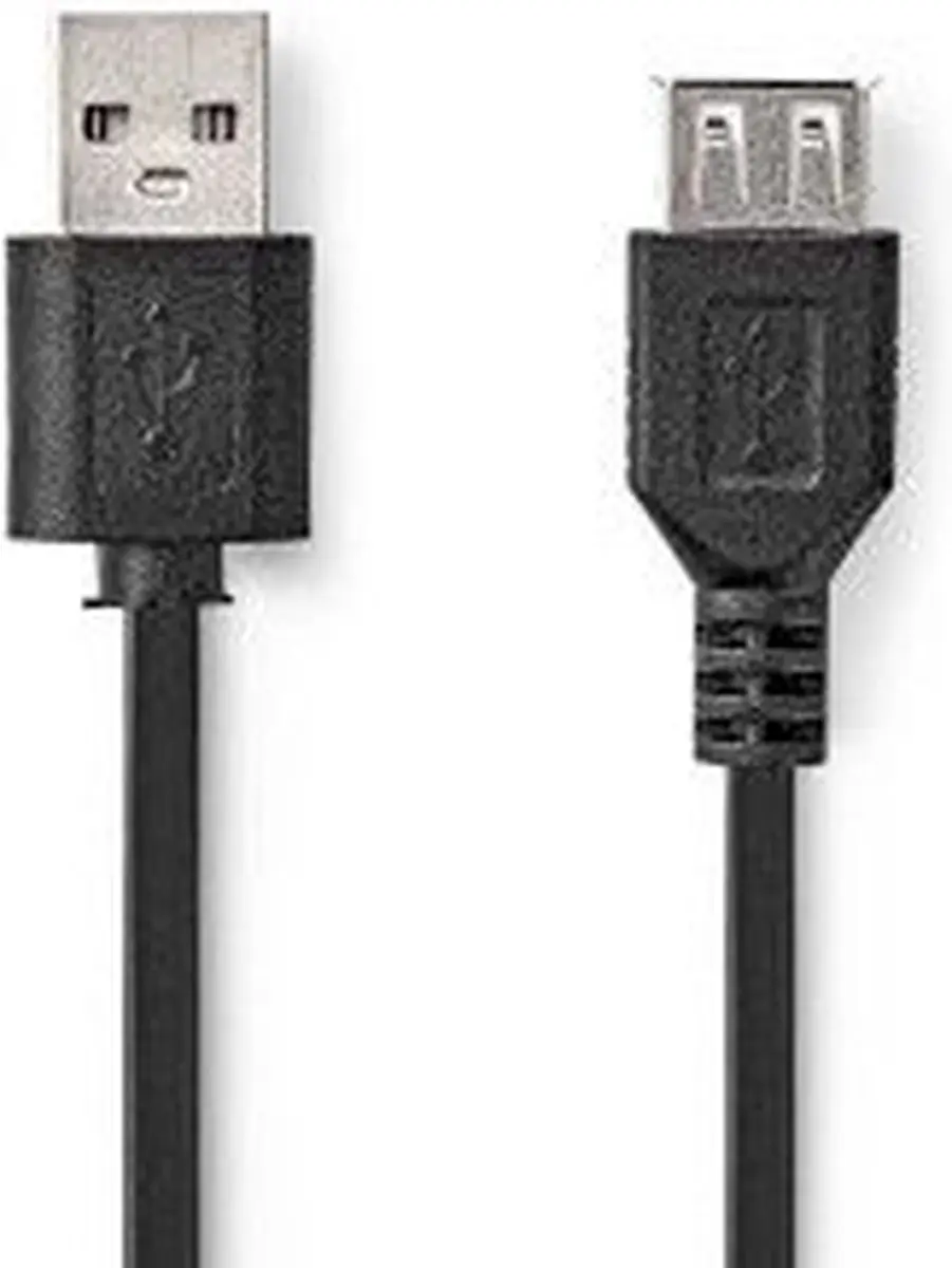 Nedis USB 2.0 A-A Kabel 480 Mbps 2m - Zwart