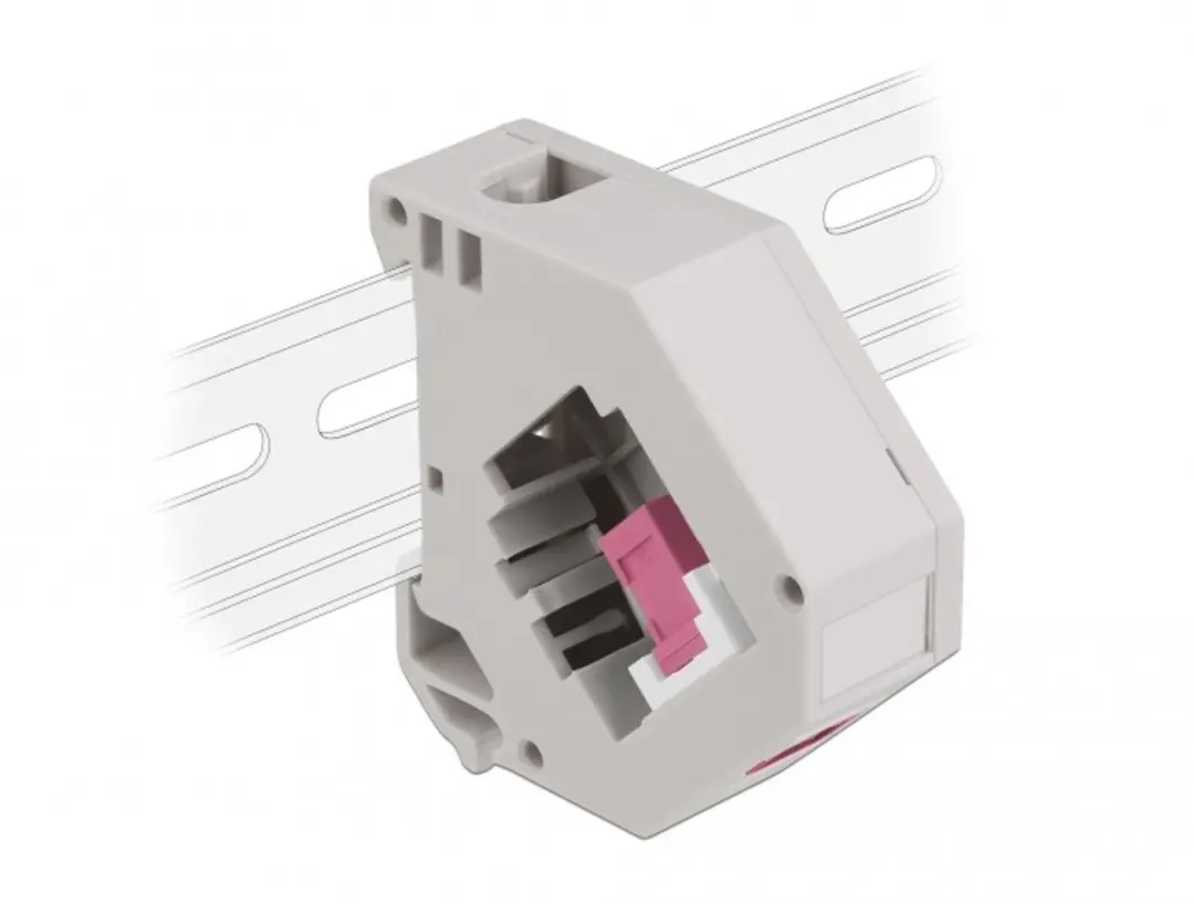 Delock DIN-rail Adapter SC Simplex Violet