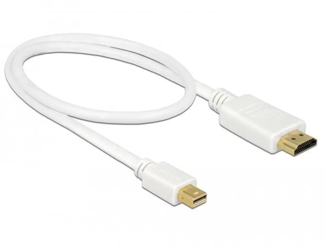Delock Mini DisplayPort naar HDMI 1.3 Kabel 0,5m - Wit