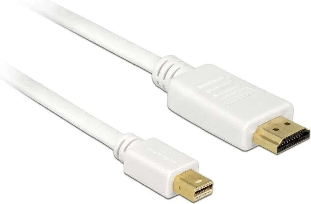 Delock Mini DisplayPort naar HDMI 1.3 Kabel 0,5m - Wit