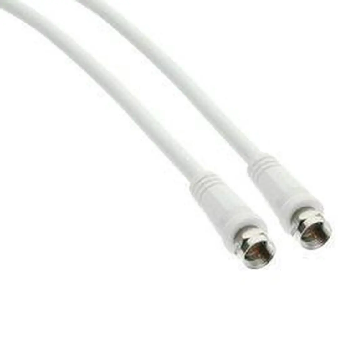 InLine SAT-verbindingskabel 2x F-male 15m - Wit