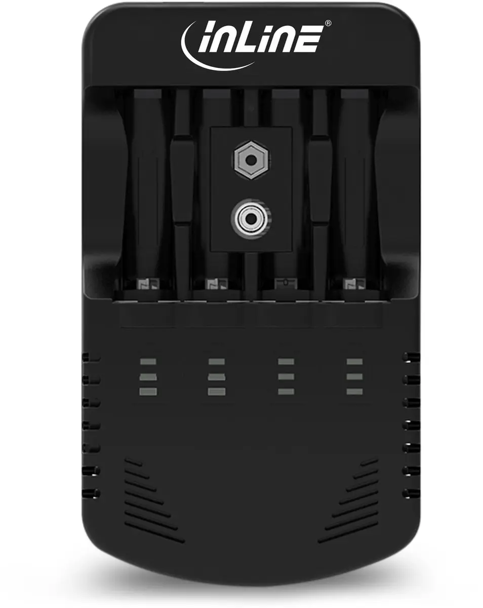 InLine Battery Charger NiMH/NiCd AA AAA 9V