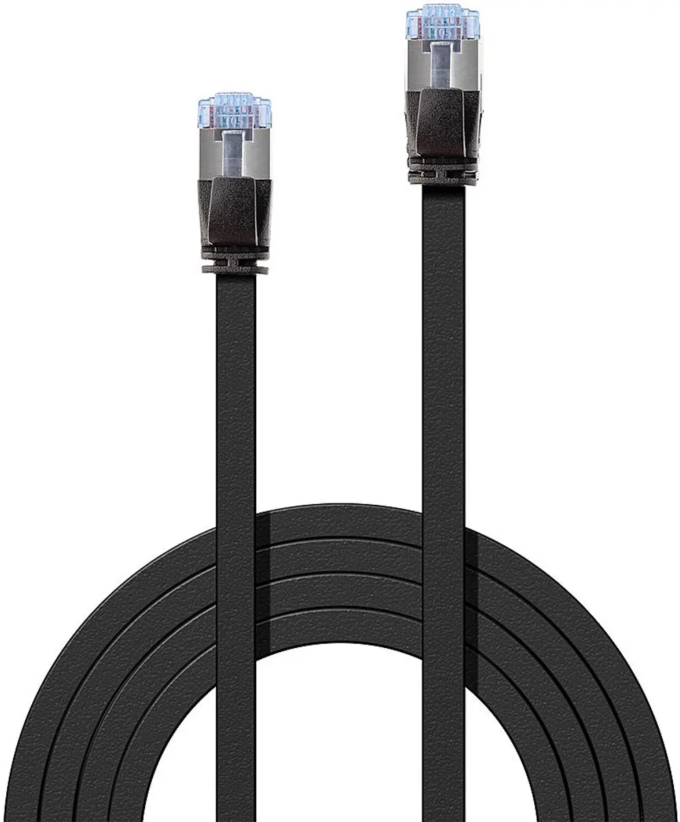 Lindy 47484 CAT 6A U/FTP Netwerkkabel 5m - Zwart