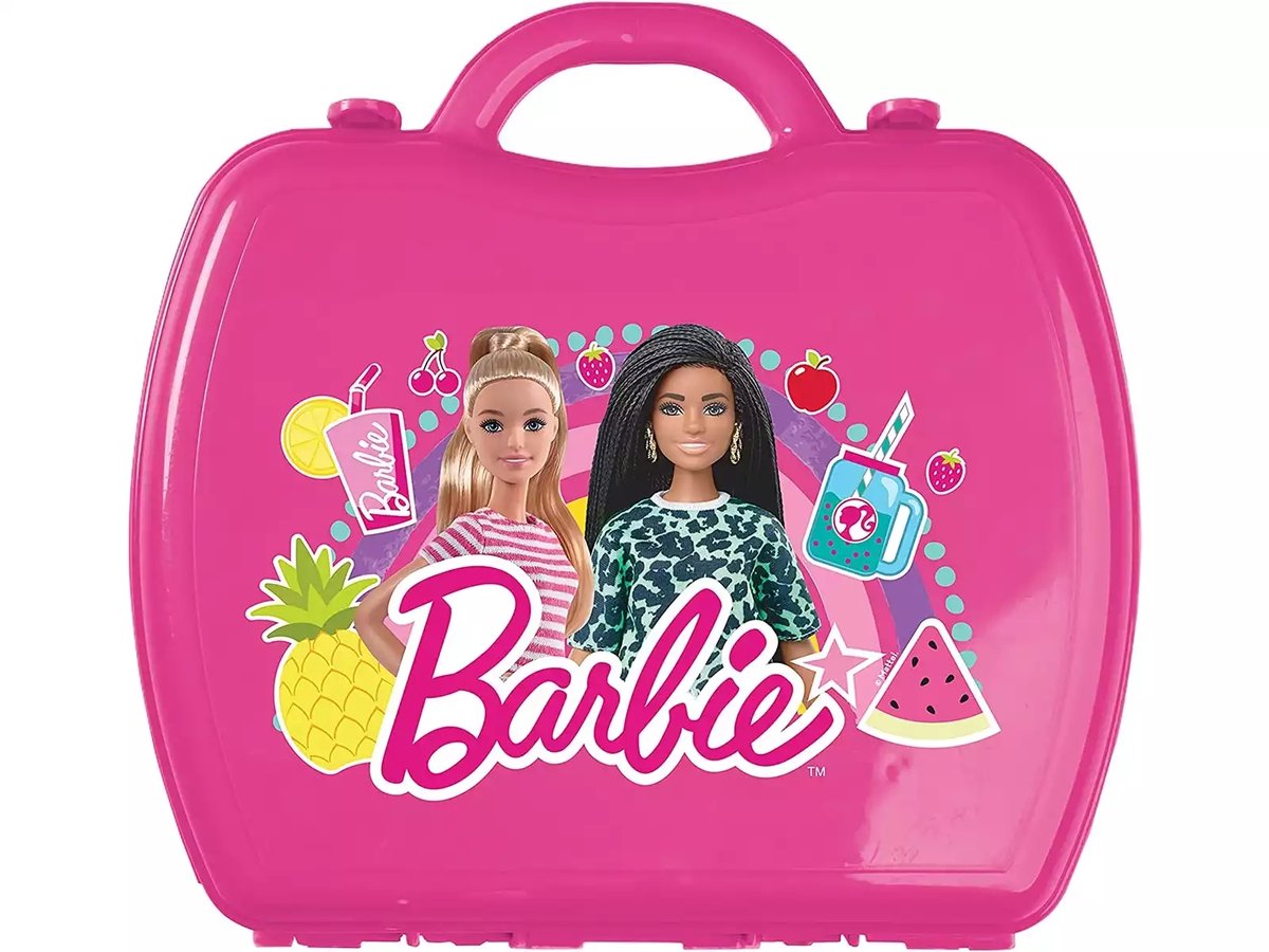 Barbie Smoothie Station - Speelset om Smoothies te Maken - Koffer met 20 Onderdelen