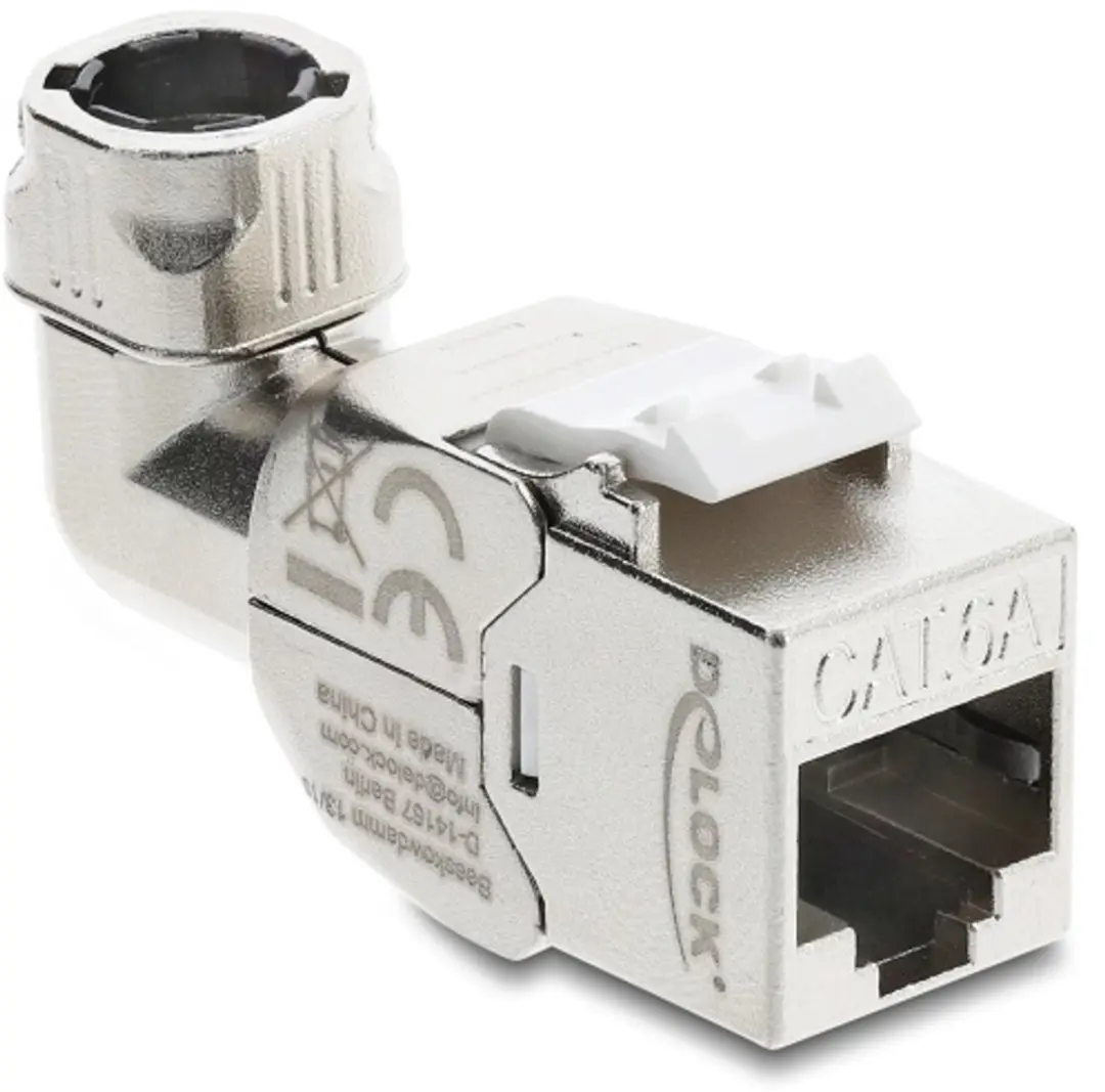 Delock Keystone Module RJ45 LSA Cat.6A 90°