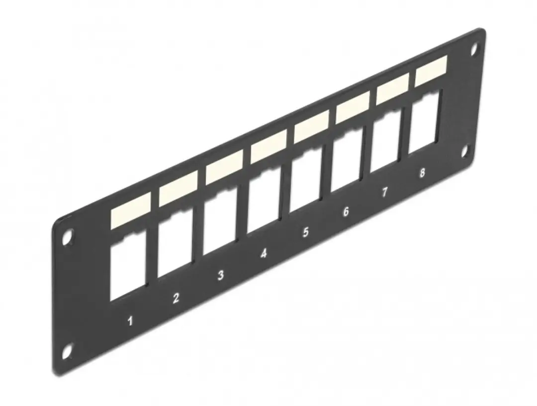 Delock Keystone Mounting Panel 8 Port