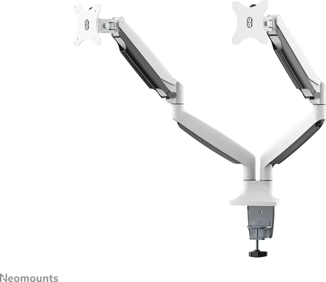 Neomounts NM-D750DWHITE Monitorarm 2 schermen 10-32" - Wit