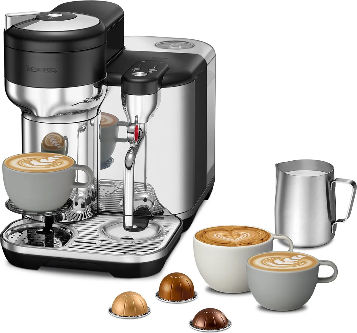 Sage Vertuo Creatista SVE850BTR4EBL1 Koffiecupmachine - Nespresso Vertuo - 1500W