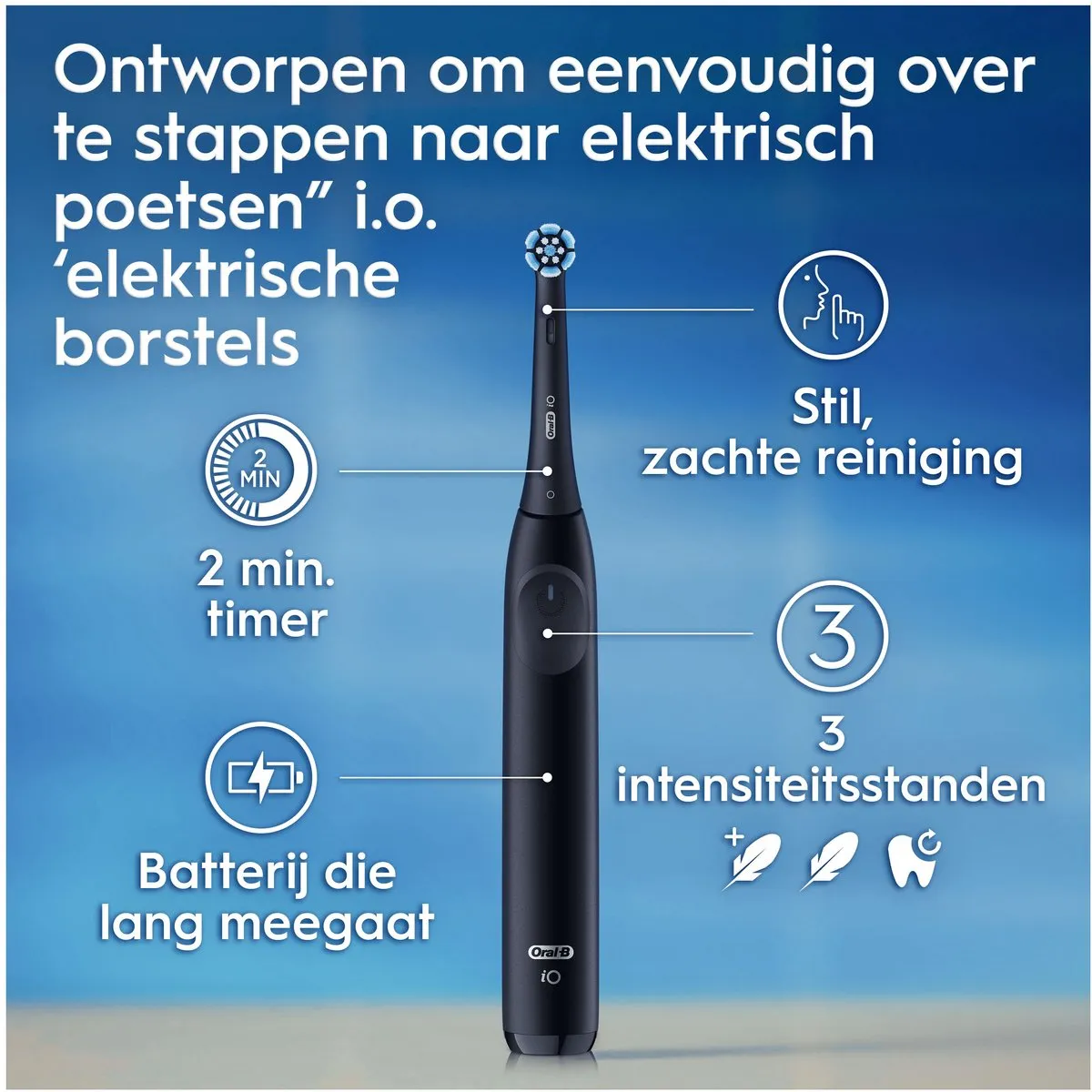 Oral-B iO2 Elektrische Tandenborstel - Night Black