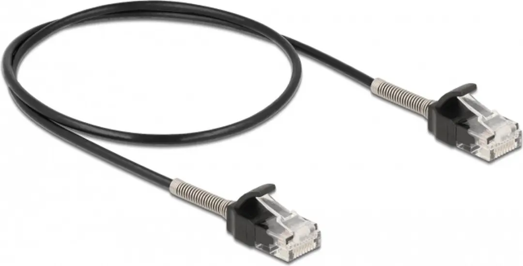 Delock RJ45 Kabel Cat.6A 50cm - Zwart