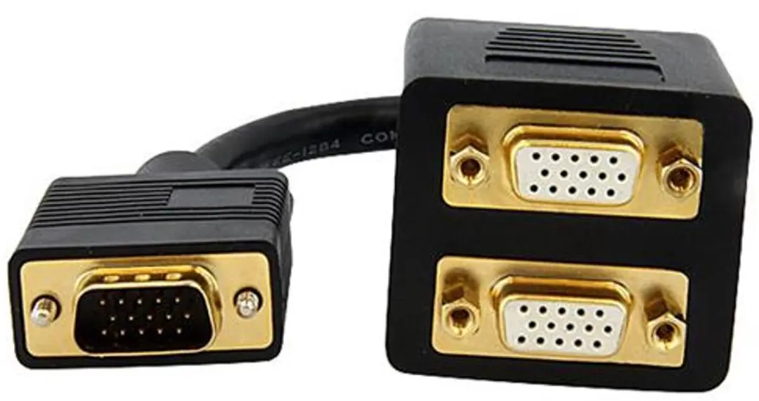 Startech VGA naar 2x VGA Splitter M/F - Zwart