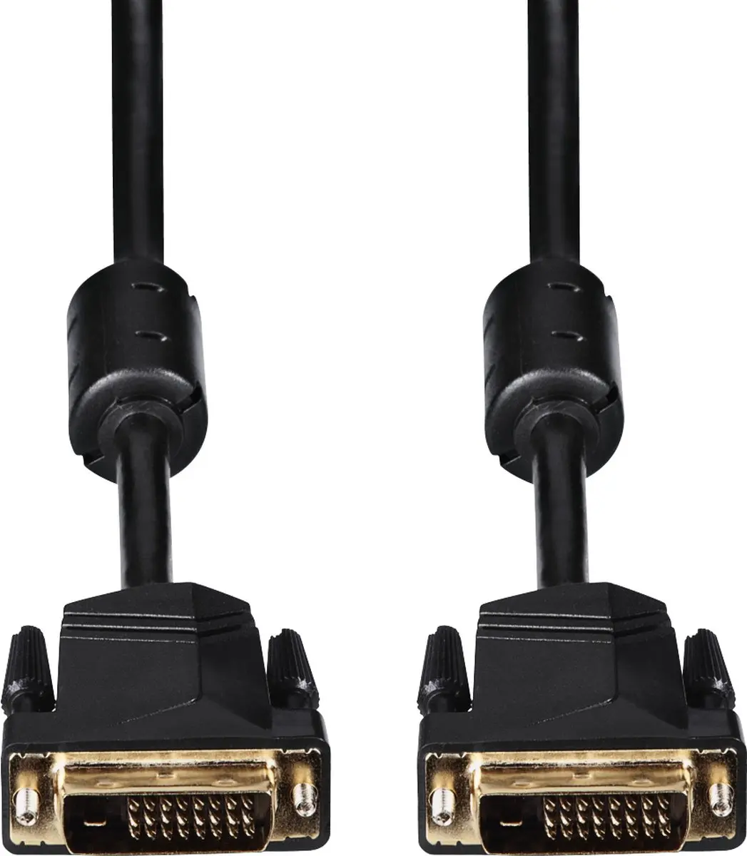 Hama DVI-D Kabel 3m - Zwart
