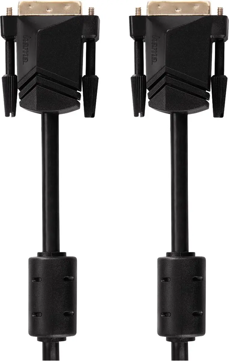 Hama DVI-D Kabel 3m - Zwart
