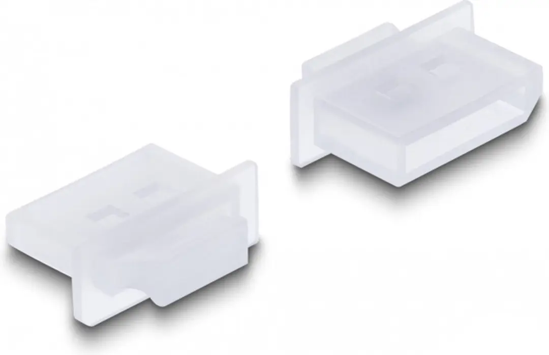 Delock DisplayPort Vrouwelijk Stofkapjes - 10 Stuks Transparant