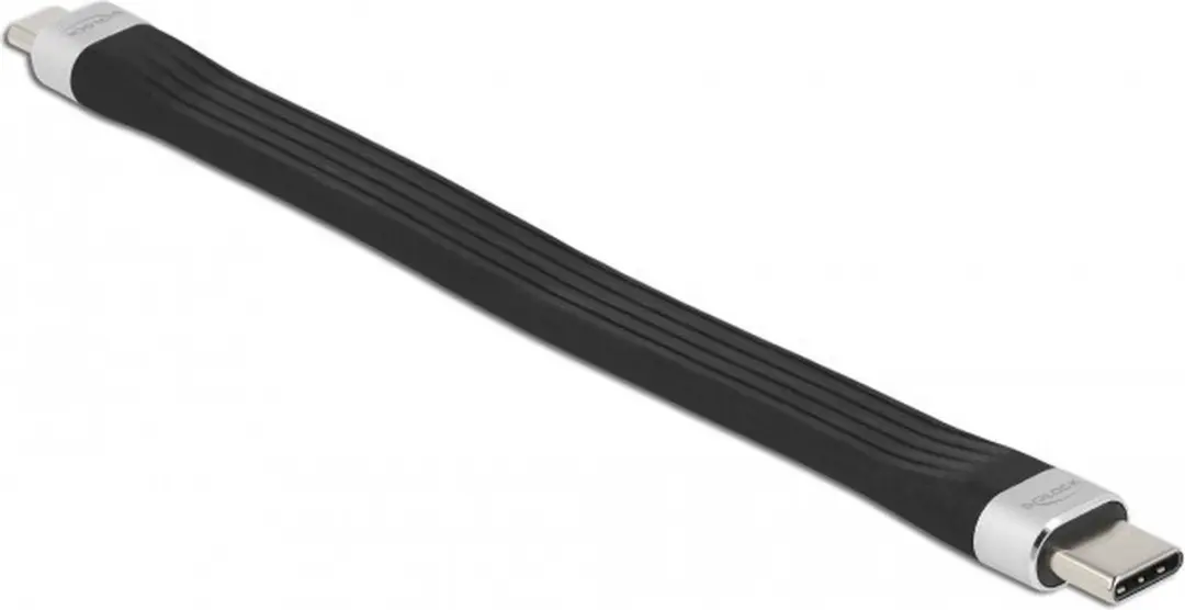 Delock USB Type-C naar Micro-B Kabel 13.5cm - 2.0 - PD 3A - Zwart