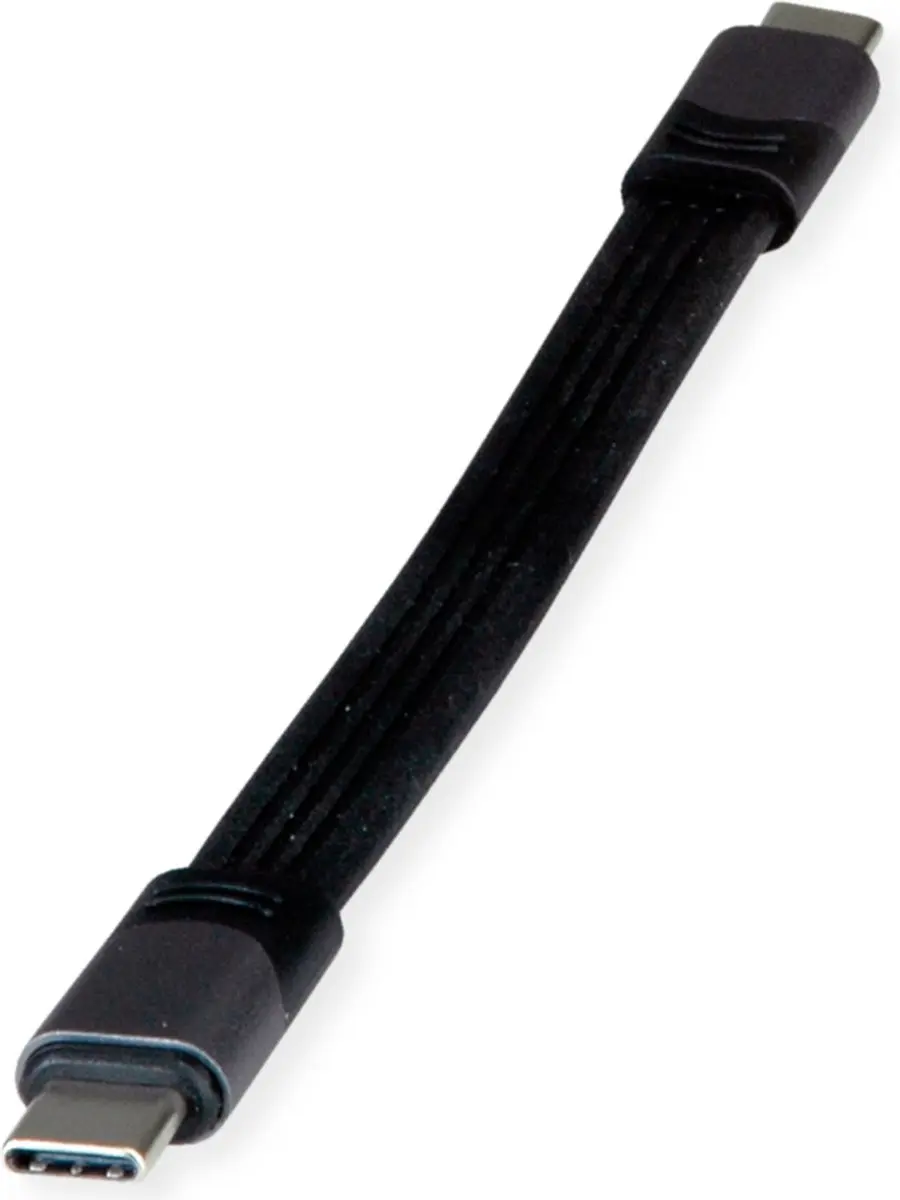 Roline USB4 Gen3x2 C-C Kabel 40Gbit/s 100W - 15cm